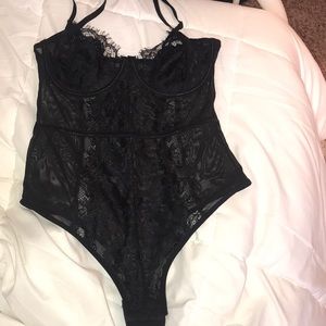 fashion nova lace body suit teddy